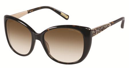GUESS by Marciano GM-0722 (GM 722) Sunglasses, S57 (TO-34) - Tortoise / Gradient Brown Lens