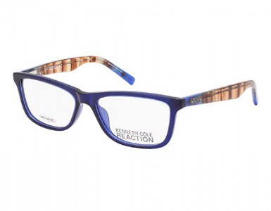 Kenneth Cole Reaction KC0757 Eyeglasses, 090 - Shiny Blue