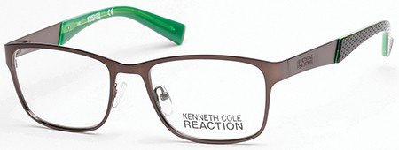 Kenneth Cole Reaction KC-0769 Eyeglasses, 049 - Matte Dark Brown