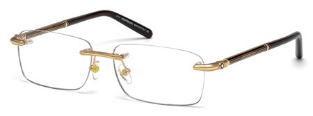 Montblanc MB-0492 Eyeglasses, 028 - Shiny Rose Gold
