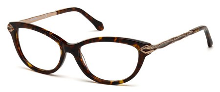 Roberto Cavalli ALKALUROPS Eyeglasses, 052 - Dark Havana