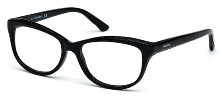 Swarovski DAME Eyeglasses, 001 - Shiny Black
