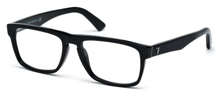 Tod's TO5127 Eyeglasses, 001 - Shiny Black