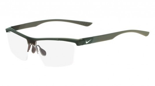 Nike NIKE 7076 Eyeglasses, (220) MT CRY CARGO KHAKI-IRON GREEN