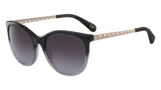 Diane Von Furstenberg DVF827S DEMI Sunglasses, (004) BLACK GRADIENT