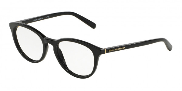 Dolce & Gabbana DG3223 Eyeglasses, 501 BLACK (BLACK)