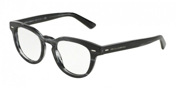 Dolce & Gabbana DG3225 Eyeglasses, 2924 STRIPED ANTHRACITE (GREY)