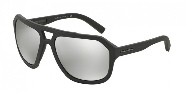 Dolce & Gabbana DG2146 Sunglasses, 12676G GREY RUBBER (GREY)