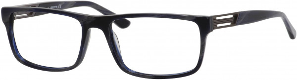 Liz Claiborne CB 308 Eyeglasses, 0E84 Blue Horn
