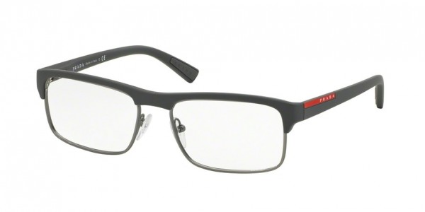 Prada Linea Rossa PS 06FV Eyeglasses, TFZ1O1 GREY RUBBER (GREY)