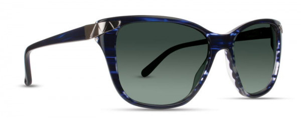 Cinzia Designs Cyprus Sunglasses, 3 - Indigo Demi / Gunmetal