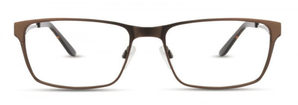Adin Thomas AT-314 Eyeglasses, 3 - Brown / Gunmetal