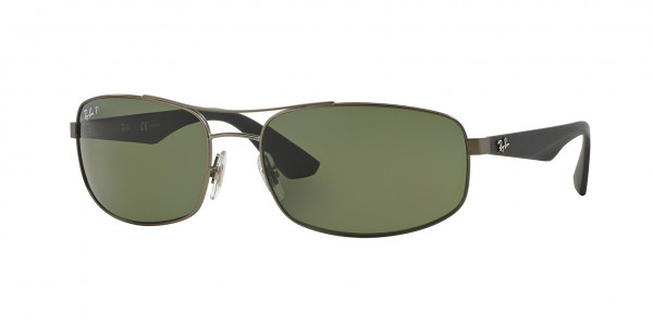 Ray-Ban RB3527 Sunglasses, 029/9A MATTE GUNMETAL GREEN (GREY)