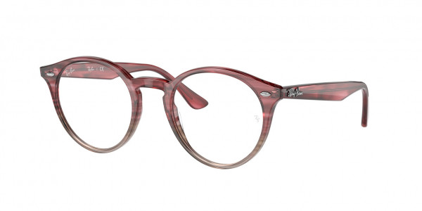Ray-Ban Optical RX2180V Eyeglasses, 8145 GRADIENT BORDEAUX HAVANA (RED)