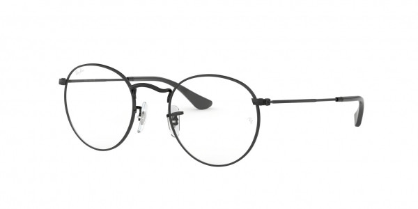 Ray-Ban Optical RX3447V ROUND METAL Eyeglasses, 2503 ROUND METAL MATTE BLACK (BLACK)