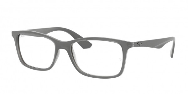 Ray-Ban Optical RX7047 Eyeglasses, 5482 MATTE TRANSPARENT GREY (GREY)