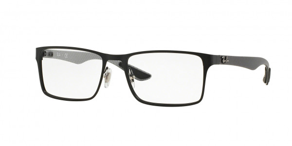 Ray-Ban Optical RX8415 Eyeglasses, 2503 MATTE BLACK (BLACK)