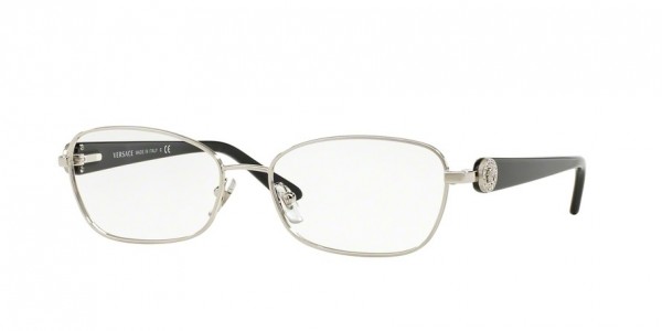 Versace VE1210BM Eyeglasses, 1000 SILVER (SILVER)