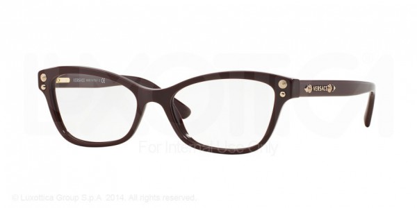 Versace VE3208 Eyeglasses, 5105 BORDEAUX (BORDEAUX)
