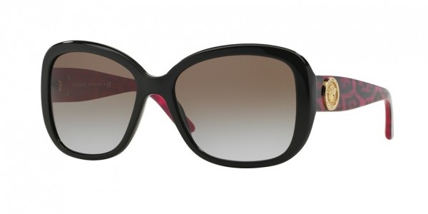 Versace VE4278B Sunglasses, GB1/68 BLACK (BLACK)