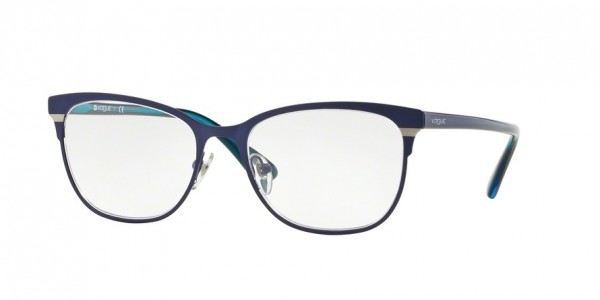 Vogue VO3963 Eyeglasses, 982S MATTE BRUSHED BLUE (BLUE)