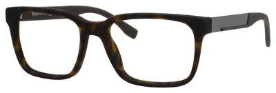 HUGO BOSS Black Boss 0685 Eyeglasses, 0HXF(00) Havana Carbon