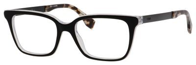 Fendi Ff 0077 Eyeglasses, 0DU0(00) Black Pearl Crystal