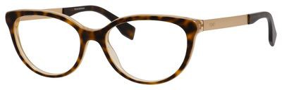 Fendi Ff 0079 Eyeglasses, 0DVO(00) Havana Pearl Honey