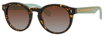 Fendi Ff 0085/S Sunglasses, 0HK4(IF) Havana Sptt Green