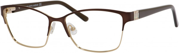 Saks Fifth Avenue Saks 282 Eyeglasses, 0RF4 Brown
