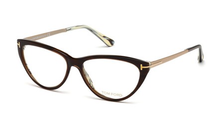 Tom Ford FT5354 Eyeglasses, 050 - Dark Brown/other