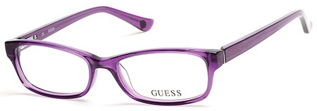 Guess GU-2517 Eyeglasses, 081 - Shiny Violet