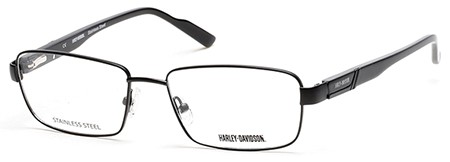 Harley-Davidson HD-0715 (HD 715) Eyeglasses, 001 - Shiny Black