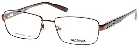 Harley-Davidson HD-0715 (HD 715) Eyeglasses, 048 - Shiny Dark Brown
