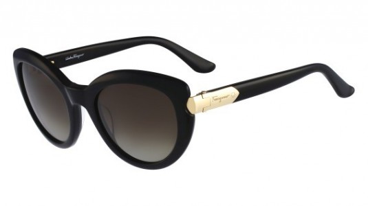 Ferragamo SF762S Sunglasses, (001) BLACK