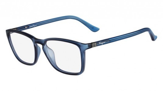 Ferragamo SF2723 Eyeglasses, (414) BLUE NAVY