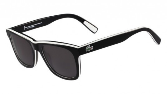 Lacoste L781S Sunglasses, (002) BLACK/WHITE/BLACK