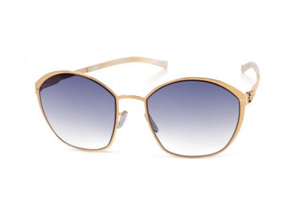 ic! berlin Lucja Sunglasses, Rosé-Gold / Black-Clear Nylon