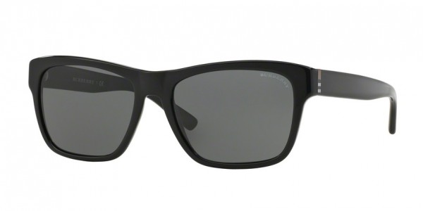 Burberry BE4194 Sunglasses, 300187 BLACK (BLACK)