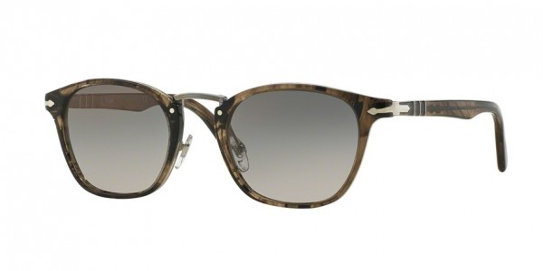 Persol PO3110S Sunglasses, 1019M3 CORTEX STRIPED (GREY)