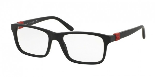 Ralph Lauren RL6131 Eyeglasses, 5284 MATTE BLACK (BLACK)