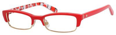 Kate Spade Joetta Eyeglasses, 0DQ8(00) Red Dots