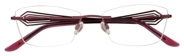 Ellen Tracy LIMERICK Eyeglasses, Violet Red