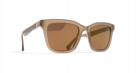 Mykita ORCHARD Sunglasses, MATT TAUPE - LENS: BRILLIANT BURGUNDY SOLID