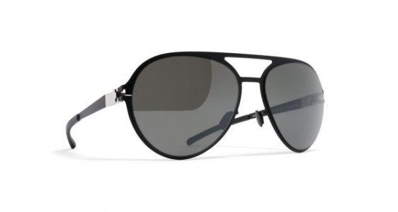 Mykita GUSTL Sunglasses, F25 MATT BLACK - LENS: GREY FLASH