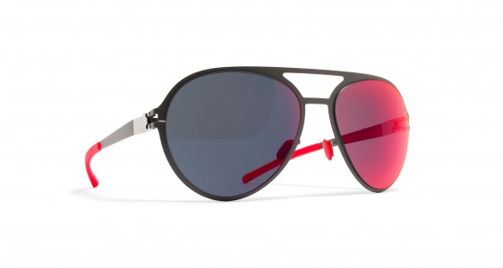 Mykita GUSTL Sunglasses, F61 BASALT - LENS: SCARLET FLASH