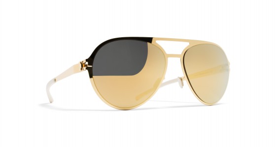 Mykita GUSTL Sunglasses, F9 GOLD - LENS: GOLD FLASH
