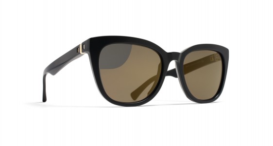 Mykita MULBERRY Sunglasses, MATT BLACK - LENS: BRILLIANT GREY SOLID