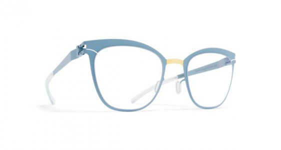 Mykita VIRNA Eyeglasses, GOLD/BLUE GREY