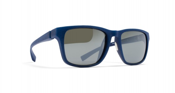Mykita Mylon PIRO Sunglasses, MD18 NIGHT BLUE - LENS: COAL FLASH